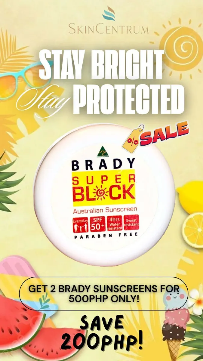 Brady Super Block SPF50 sunscreen