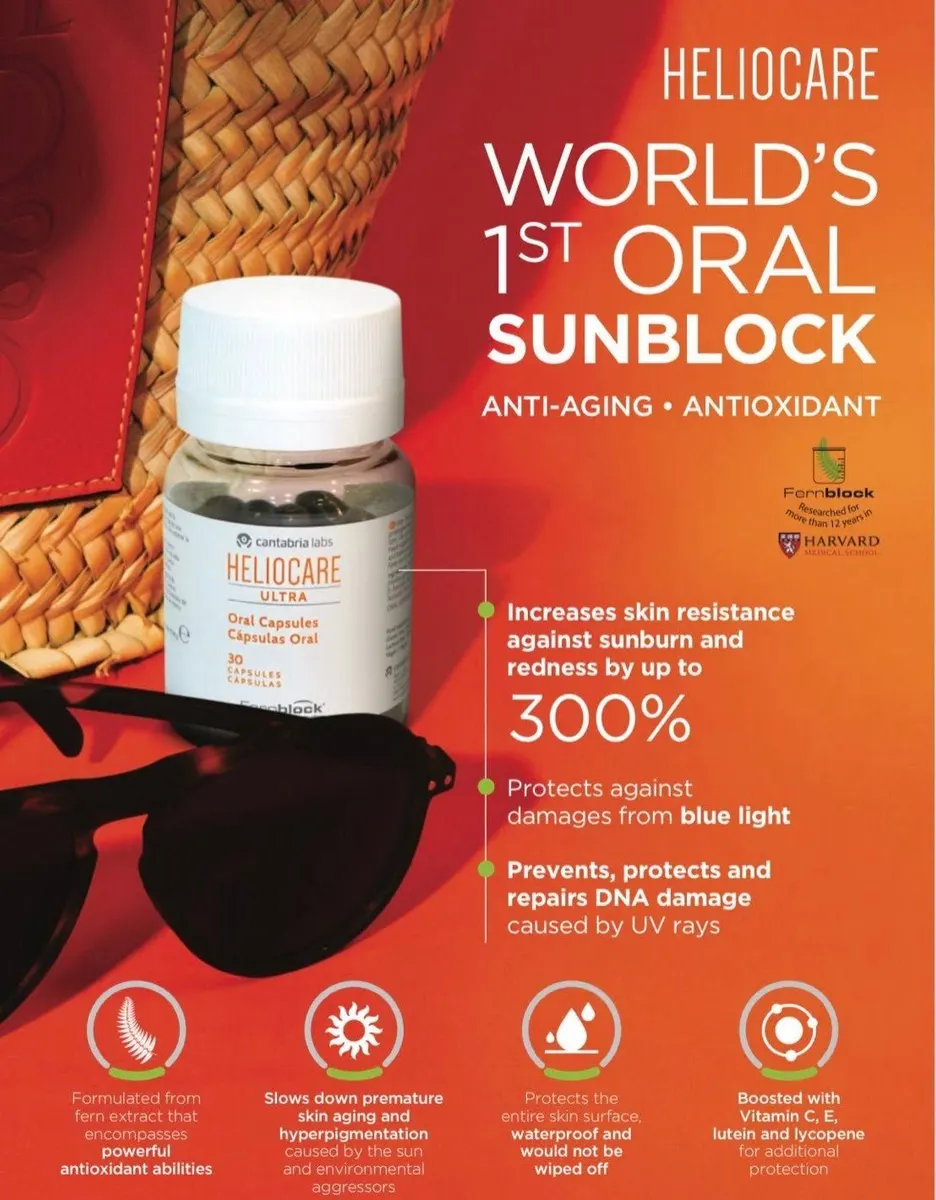 Heliocare oral sunblock capsules